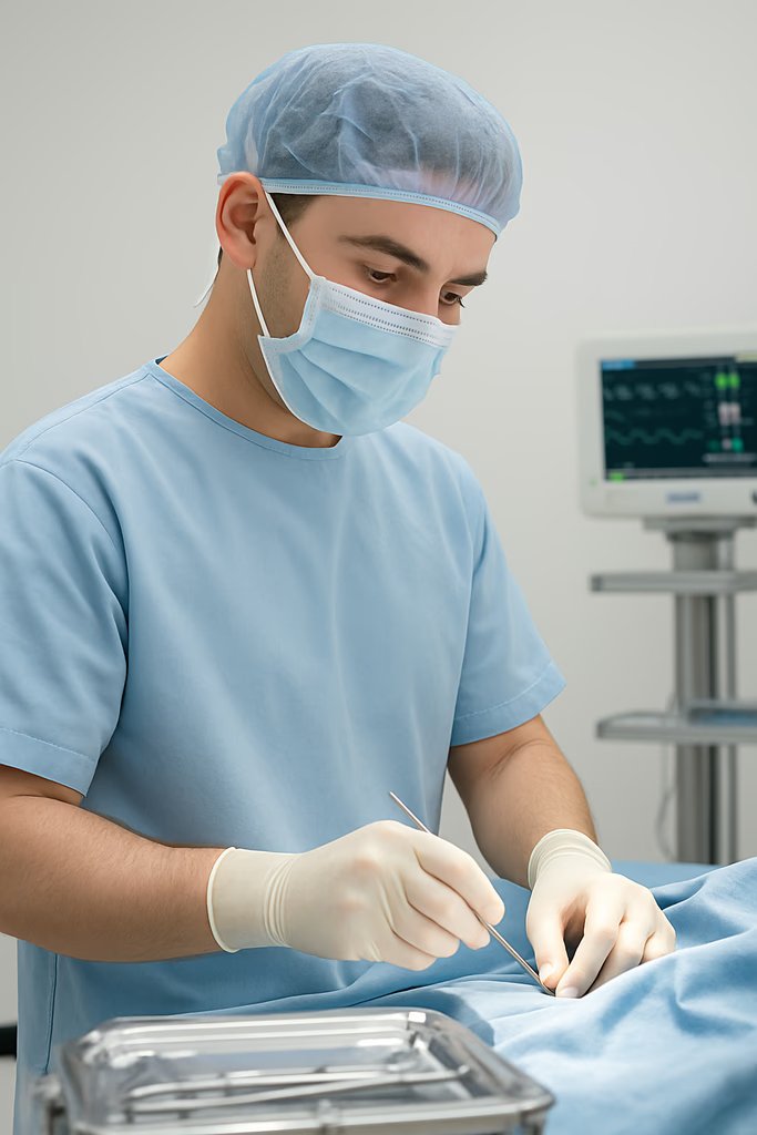 Male Doctor Stethoscope Saara Hospital